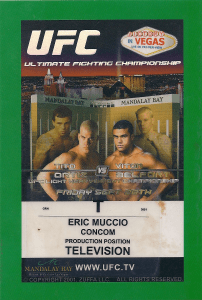 UFC. Mooch- Backstage Pass