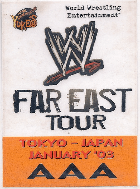 WWE Far East Tour Japan 2003, Mooch- Backstage Pass