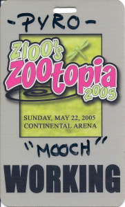 Zootopia 2005 Mooch- Backstage Pass