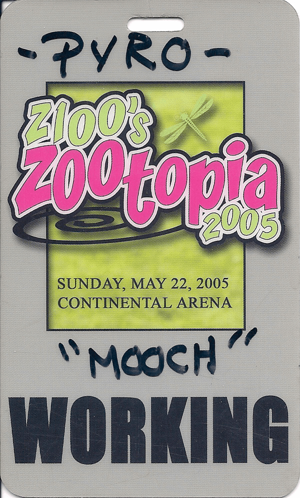 Zootopia 2005 Mooch- Backstage Pass